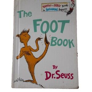 The Foot Book by Dr. Seuss 1993 Grolier Book Club Edition Hardcover